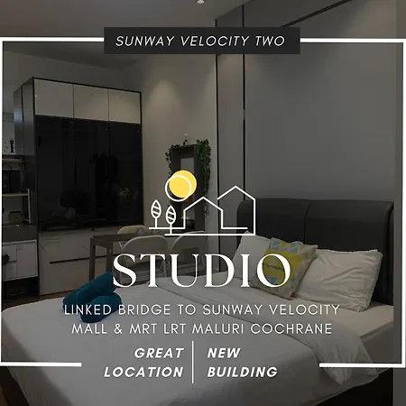 Sunway Velocity Studio Apartement 2Pax Linked To Sunway Velocity Mall Mrt Lrt Maluri & Cochrane Kuala Lumpur